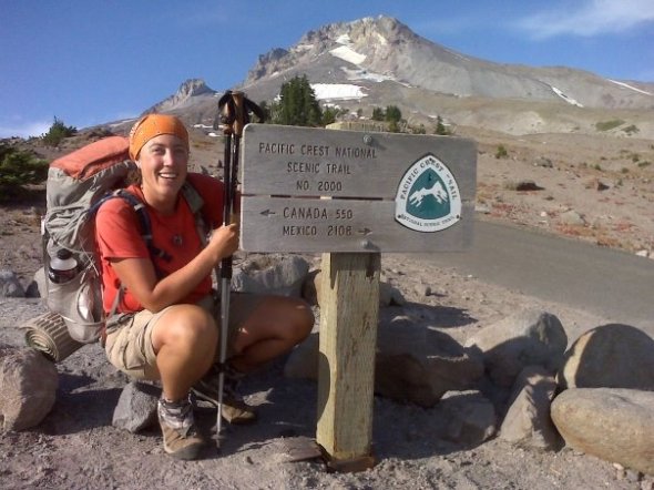 On the flanks of Mt. Hood after a wonderful waffles and beer breakfast.